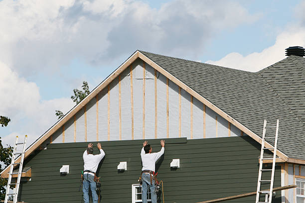 Professional Siding Contractor technician working in Pricedale, PA